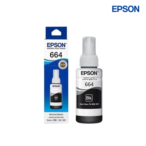 ตลับหมึกอิงค์เจ็ท Epson Original Ink Cartridge 664 Black, T6641